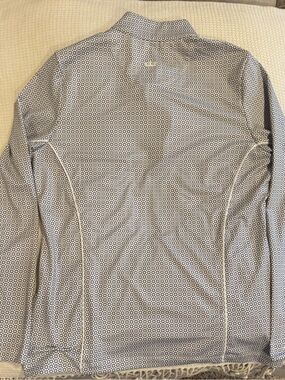 Peter Millar Women’s size M Geometric Star Print 1/4 Zip Golf Pullover UPF 50+